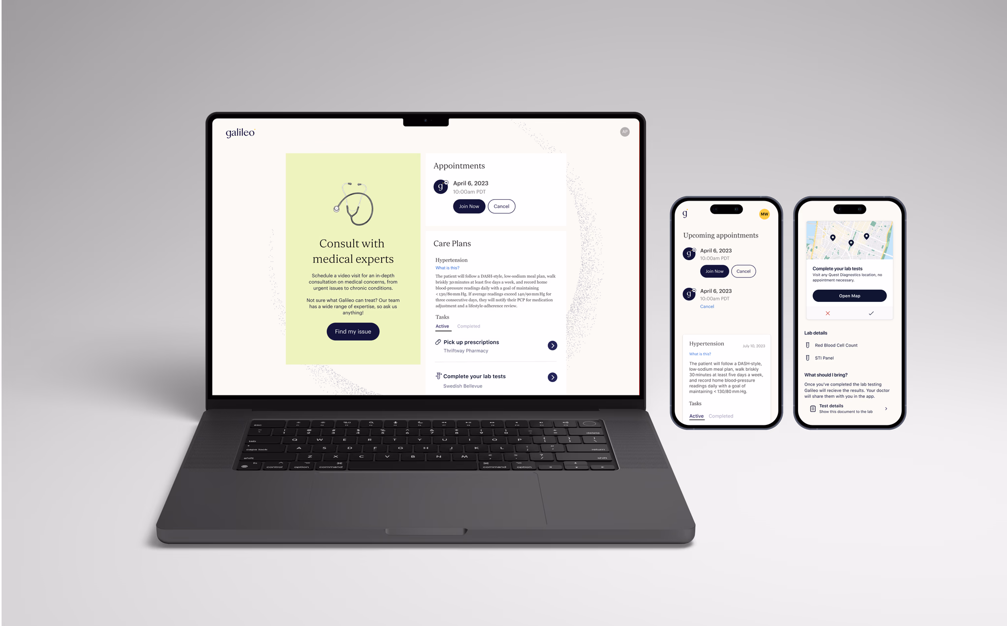 Galileo virtual care experience
